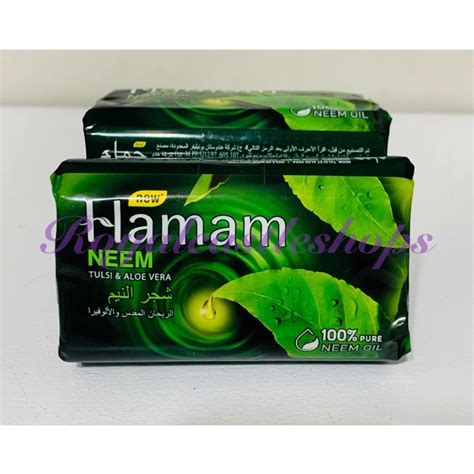 NEW HAMAM NEEM TULSI ALOE VERA SOAP 150g Shopee Philippines