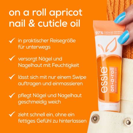 essie Nagelöl On A Roll Apricot Cuticle Oil 13 5 ml dauerhaft günstig