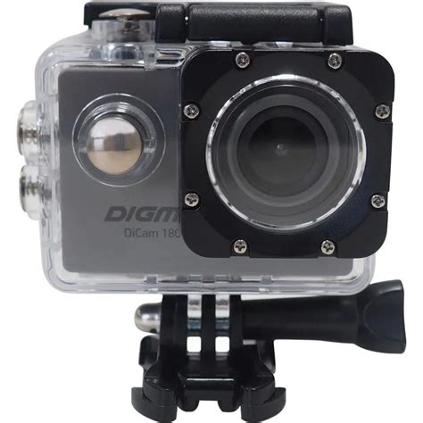 Экшн-камера DIGMA DiCam 180 серая 1622961 - выгодная цена, отзывы ...