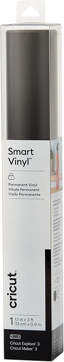 Amazon Cricut Smart Permanent Vinyl 13in X 3ft Black For