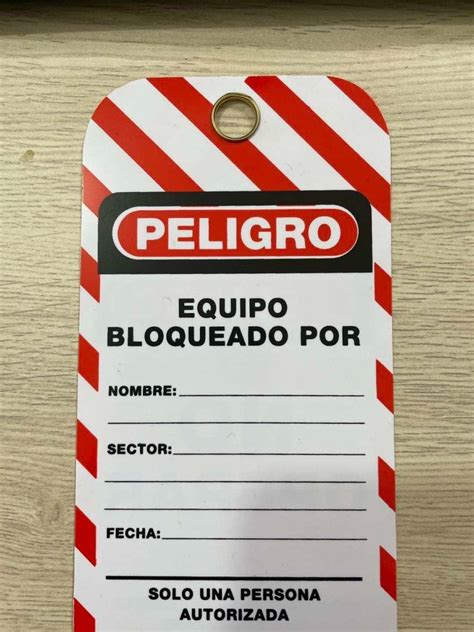 Etiquetas Candadeo Seguridad Bloqueo Loto Maquinaria Mercado Libre