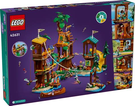 Lego Friends Pas Cher La Cabane Dans Larbre De La Base De Loisirs