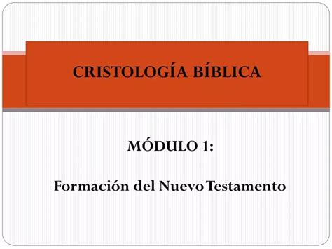 Ppt CristologÍa BÍblica Powerpoint Presentation Free Download Id