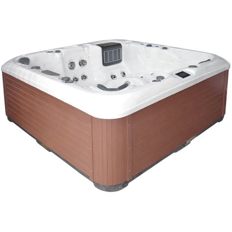 Luxuria Spas 6 Person 93 Jet Acrylic Square Hot Tub With Ozonator Wayfair