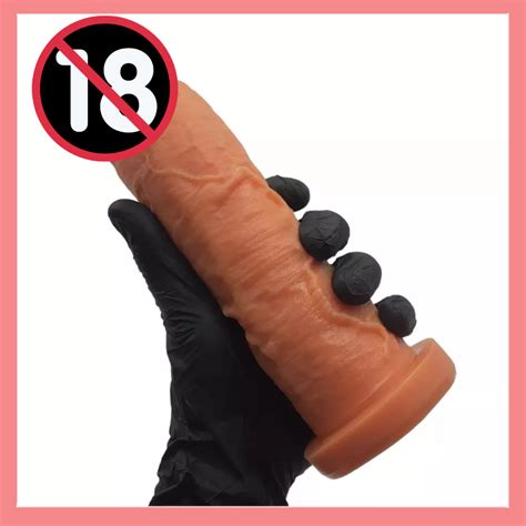 Consolo Dildo Penis Grosso Peniano Pinto De Borracha Veias Cm X