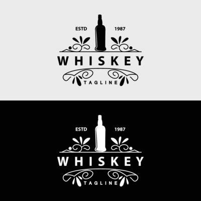 Vintage Whiskey Logo Vector Art, Icons, and Graphics for Free Download