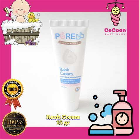 Jual Krim Ruam Krim Gatal Bayi Purebaby Pure Baby Rash Cream Mini 15 G