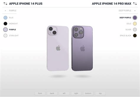 iPhone 14 Purple vs. Pro Max Deep Purple : r/iphone