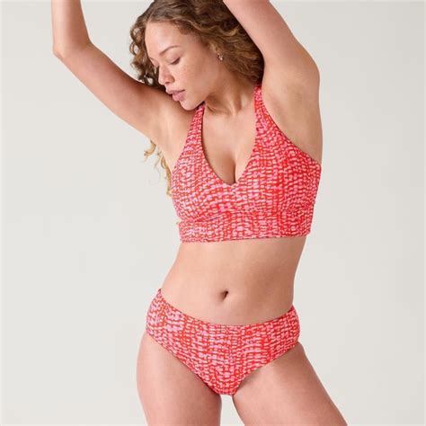 Athleta Swim Athleta Swim Halter Plunge Ddd Bikini Top Sz Small