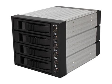 IStarUSA BPU SATA BLACK X To X SAS SATA Gb S Hot Swap Cage Black Tray