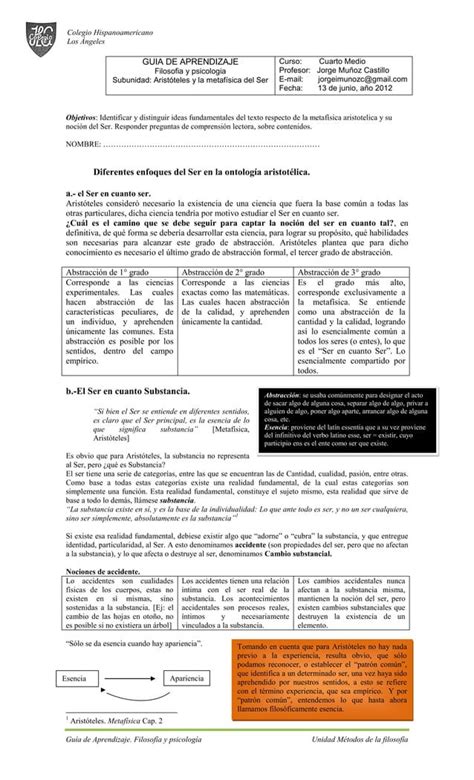 Introducción a la metafísica en Aristóteles PDF