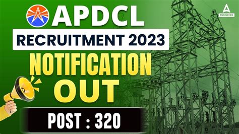 APDCL Recruitment 2023 Posts 320 Complete Information YouTube