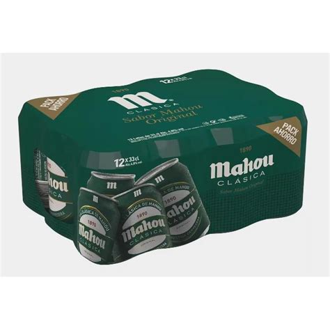 12x33cl Cerveza Mahou Clásica Michollo