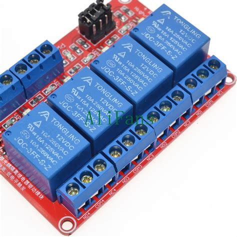 12v 4 Channel High Low Level Trigger Relay For Avr Dsp Ttl With