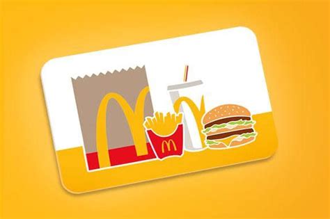 Mcdonalds Coupan Get Gift Cards Mcdonalds Gift Card Gift Card