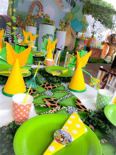 Karas Party Ideas Madagascar Inspired Safari Party Karas Party Ideas