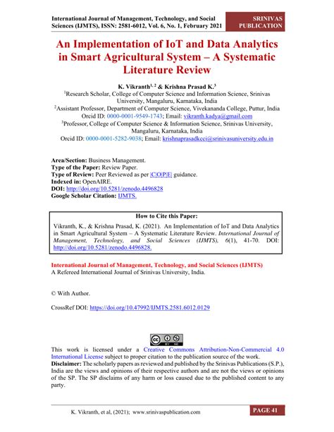 Pdf An Implementation Of Iot And Data Analytics In Smart Agricultural System A Systematic