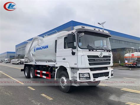 Shacman X Cbm Vacuum Sewage Truck Chengli Special Automobile Co Ltd