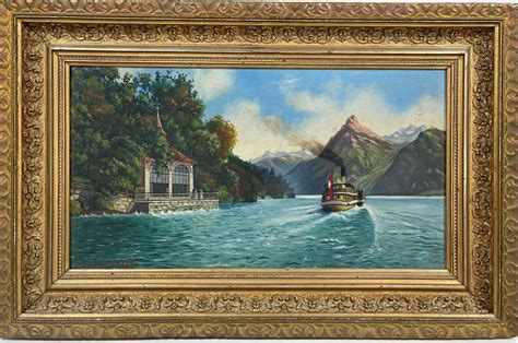 Johannes RAHM 1860 1938 Vierwaldstättersee Gemälde Kaufen auf Ricardo