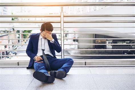 El Hombre De Negocios Est Estresado Por El Concepto De Negocio Del