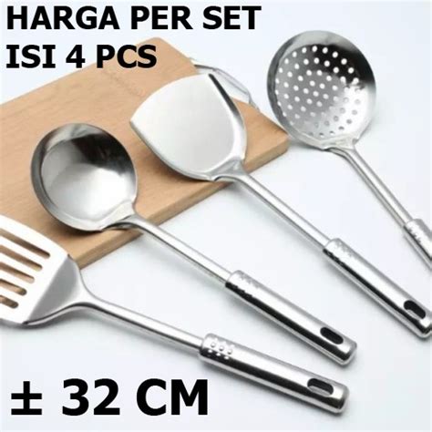 Jual Spatula Set In Sodet Sutil Alat Masak Set Dapur Stainless