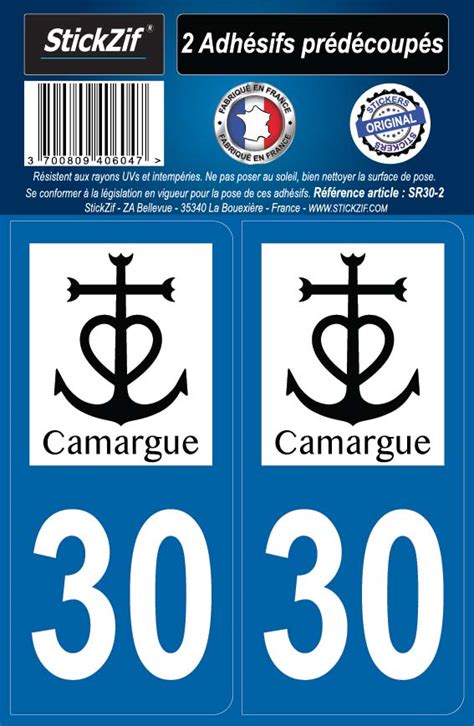 Stickers R Gions Camargue Stickzif Sr Plakers Plaques D