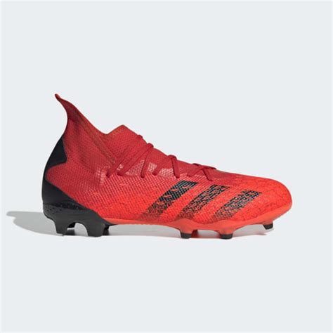 Adidas Predator Freak Firm Ground Soccer Cleats Red Free Shipping