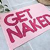 Amazon New Mungo Get Naked Bath Mat Pink Hot Pink Bathroom Rugs