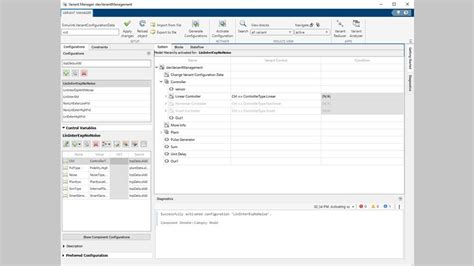 Variant Manager For Simulink MATLAB Simulink