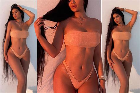 Kylie Jenner Flaunts Curves In Tiny Bikini And Shows Off New Long Hair