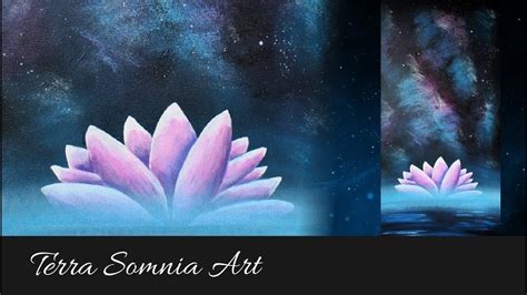 Lotus Flower Acrylic Painting at PaintingValley.com | Explore ...