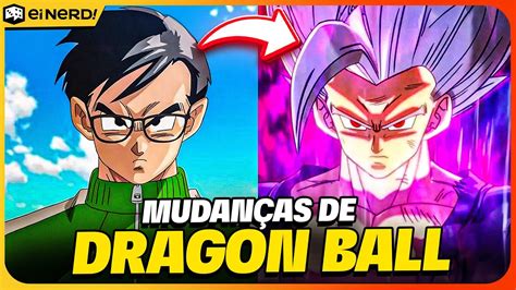 DRAGON BALL OS PERSONAGENS QUE MAIS MUDARAM O TEMPO YouTube