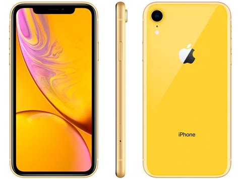 IPhone XR Apple 128GB Amarelo 6 1 12MP IOS IPhone X Xr Magazine