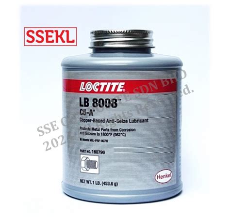 Loctite C5 A Copper Based Anti Seize Screw Loosening Seizing