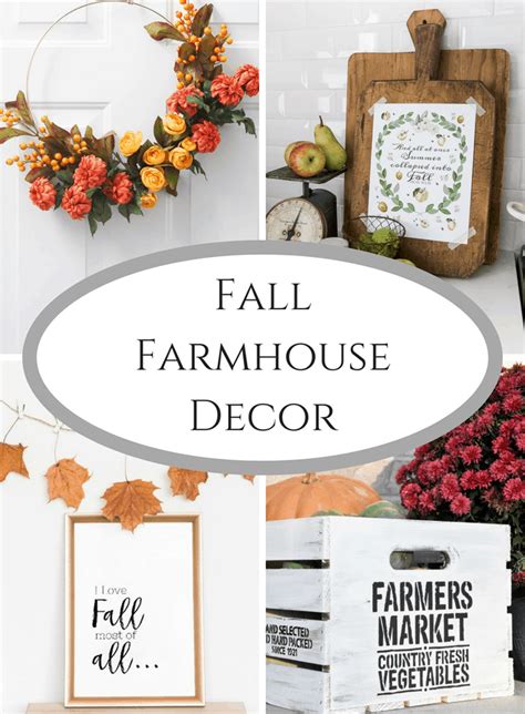 Fall Farmhouse Decor - Domestically Speaking