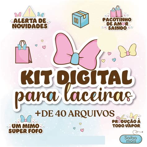 Kit Digital Laceiras Frases E Cones Elo Produtos Especiais