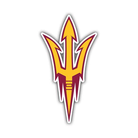 Arizona State Sun Devils Pitchfork Temporary Tattoo Biggest Decal