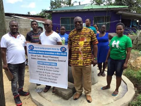 Liberia Residents Of White Chapel Community Benefit From Safe Drinking