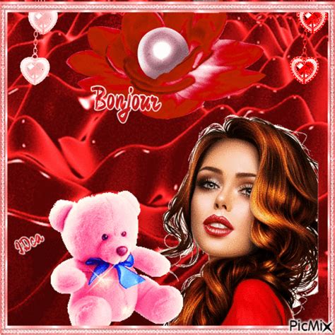 Bonjour Les Nounours Ma Bg Animated Wawes Red Idca Free Animated