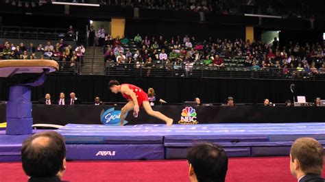 Guanhua Wu Vault Finals 2012 Kelloggs Pacific Rim Championships