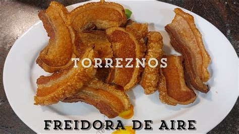 Cómo hacer torreznos Torreznos precocinados en freidora de aire