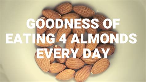 Goodness Of Eating Almonds Every Day What Happens If You Eat