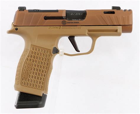 sig sauer p custom works mm semi auto pistol auction