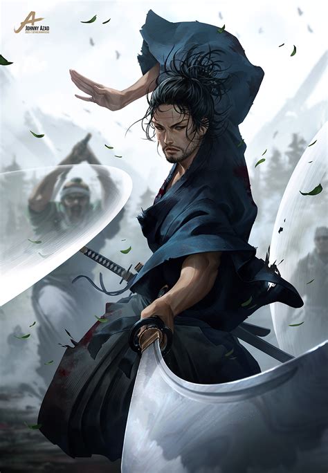 Vagabond // Miyamoto Musashi by JohnnyAzad on DeviantArt