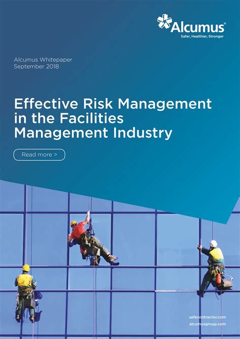 Effective Risk Management In The Fm Industry By Alcumus Group Flipsnack