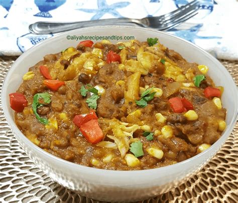 Beans And Sweetcorn Pottage Adalu