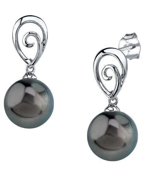 Tahitian South Sea Pearl Autumn Earrings