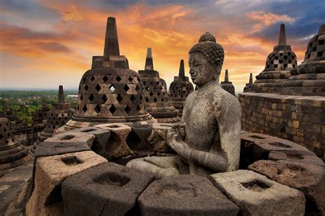 Borobudur Magelang Central Java Indonesia Sunrise Sunset Times