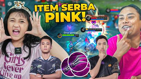 COBAIN ITEM SERBA WARNA PINK DINAR DITROLL DUDUNG DI MOBILE LEGEND