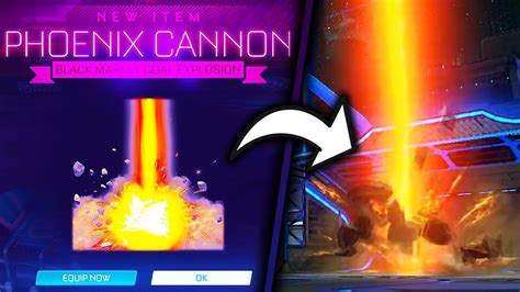 Every Painted Phoenix Cannon In Rocket League Youtube